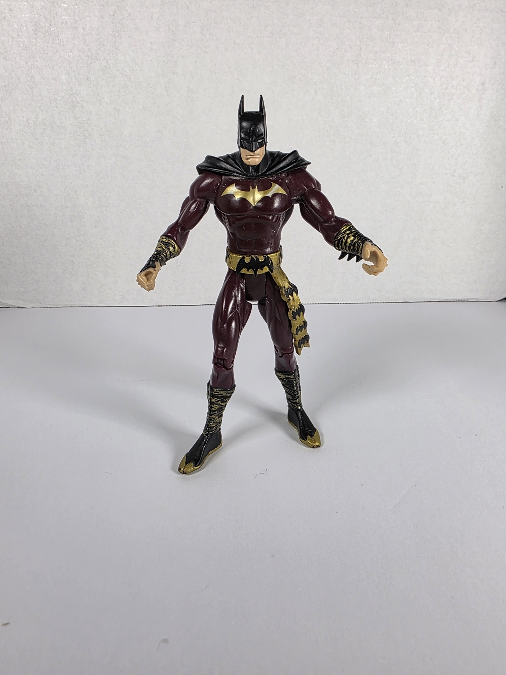 DC Comics Batman Action Figure - Maroon, Black & Gold